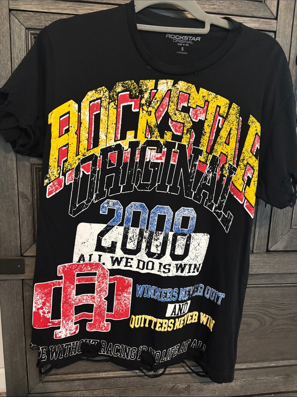 Mens Black Graphic Tee